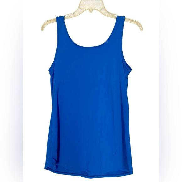 Lilly Pulitzer Tank Top Luxletic Oyster Blue Sunray with Bra women’s medium - Picture 6 of 13